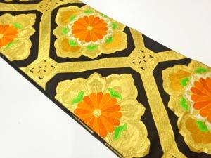 アンティーク　華紋蜀江文織出し袋帯（着用可）